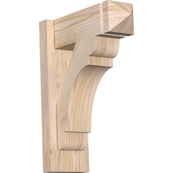 Ekena Millwork Olympic Arts & Crafts Smooth Outlooker, Douglas Fir, 5 1/2"W x 14"D x 18"H OUT06X14X18OLY03SDF - main
